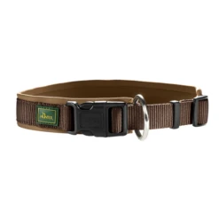 Hunter Halsband Voor Hond Neopreen Vario Plus Bruin / Caramel 55-60 Cmx25 Mm