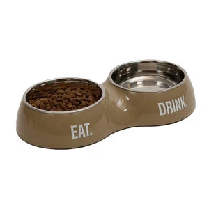 51Degrees Dinner Bowl Dubbel Taupe