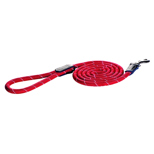 Rogz Rope Line Fixed Lead - Rood - 180 Cm / 9 Mm 1 Rogz Rope Line Fixed Lead - Rood - 180 Cm / 9 Mm