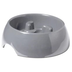 Adori Anti-Schrok Voerbak L 800ml Grijs - Hondenvoerbak - 22 Cm