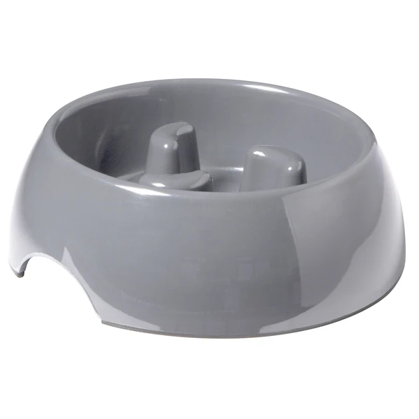 Adori Anti-Schrok Voerbak L 800ml Grijs - Hondenvoerbak - 22 Cm