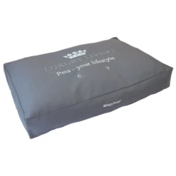 Happy-House Blokkussen Luxury Living Grijs - Hondenkussen - Small