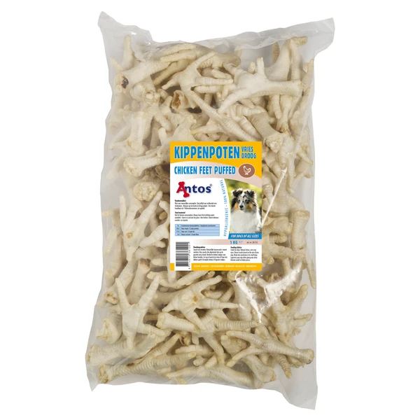 Antos Kippenpoten Gepoft - Hondensnacks - Kip 1 Kg 1 Antos Kippenpoten Gepoft - Hondensnacks - Kip 1 Kg