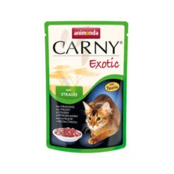Animonda Carny Pouch Exotic - Struisvogel - 12 X 85 G