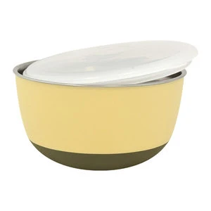 Duvo+ Balance Eetkom Met Deksel - Geel - 2900 Ml