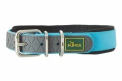 Hunter Halsband Voor Hond Convenience Comfort Neon Turquoise 47-55 Cmx25 Mm