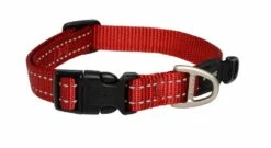 Rogz For Dogs Fanbelt Hondenhalsband Verstelbaar Rood 56 X 2 Cm