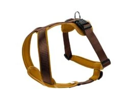 Hunter Harnas Neopren Nylon Bruin&Caramel - Hondenharnas - 60-76x2.0 Cm