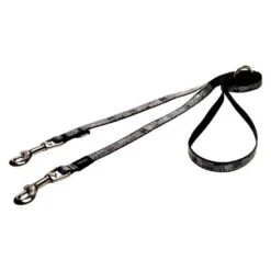 ROGZ Hondenriem Multi Purpose Trendy Black Bones