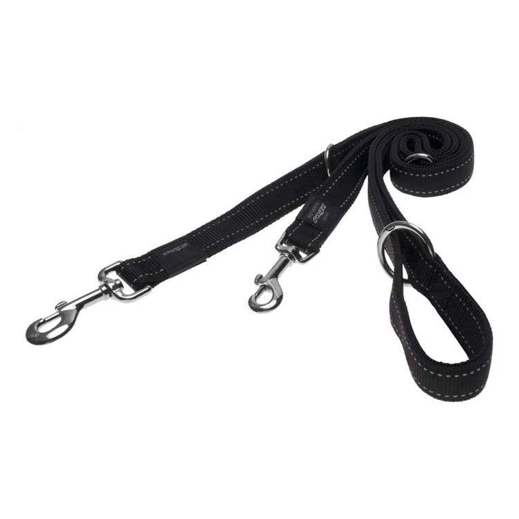Rogz For Dogs Fanbelt Multipurpose Lijn Zwart 2 Rogz For Dogs Fanbelt Multipurpose Lijn Zwart - Afbeelding 2