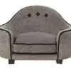 Enchanted Hondenmand Sofa Pluche Donkergrijs 64x40x45 Cm