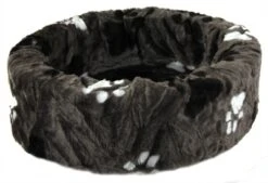 Petcomfort Katten/hondenmand Bont Grijs Grote Poot 56x50x15 Cm.