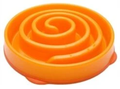 Outward Hound Mini Fun Feeder Coral - Orange
