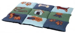 Trixie Hondenkussen Patchwork Blauw / Groen 80x55 Cm