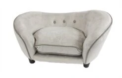 Enchanted Hondenmand Sofa Ultra Pluche Snuggle Lichtgrijs 68x41x38 Cm