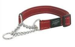 Rogz For Dogs Lumberjack Choker Verstelbaar Rood 73 X 2,5 Cm