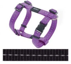 Rogz For Dogs Nitelife Hondentuig Verstelbaar Zwart 36 X 1,1 Cm