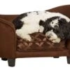 Enchanted Hondenmand Sofa Ultra Pluche Snuggle Bruin 68x40,5x37,5 Cm