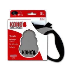 KONG Retractable Leash Terrain - L - Grijs