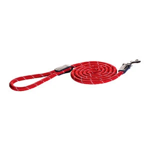 Rogz Rope Line Fixed Lead - Rood - 180 Cm / 9 Mm 2 Rogz Rope Line Fixed Lead - Rood - 180 Cm / 9 Mm - Afbeelding 2