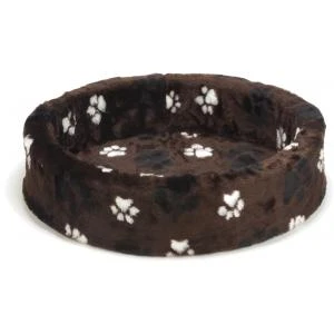 Beeztees Teddy Hondenmand Met Grote Voetprint Donkerbruin 60 Cm 1 Beeztees Teddy Hondenmand Met Grote Voetprint Donkerbruin 60 Cm