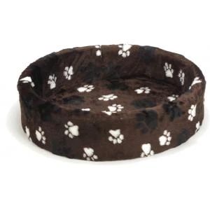 Beeztees Teddy Hondenmand Met Grote Voetprint Donkerbruin 70 Cm 1 Beeztees Teddy Hondenmand Met Grote Voetprint Donkerbruin 70 Cm