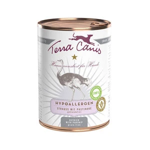 Terra Canis Hypoallergeen - Struisvogel Met Pastinaak - 12 X 400 Gram