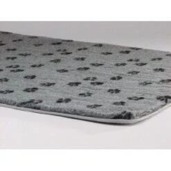 Beeztees Vetbed Grijs Met Pootjesprint Voor Honden Medium